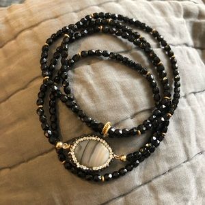 Stretch beaded bracelet